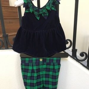 Christmas Janie & Jack Plaid Christmas outfit
